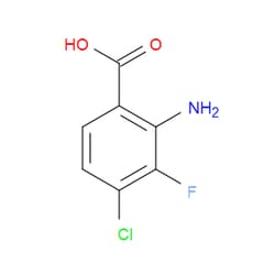 Aobchem&nbsp;2-Amino-4-chloro-3-fluorobenzoic acid | ≥97% | CAS 1039878-71-1 | C7H5ClFNO2 | 5g