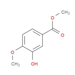 Aobchem&nbsp;Methyl 3-hydroxy-4-methoxybenzoate | ≥95% | CAS 6702-50-7 | C9H10O4 | 25g