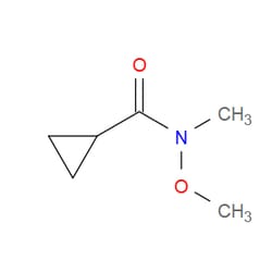 Aobchem&nbsp;N-methoxy-N-methylcyclopropanecarboxamide | ≥95% | CAS 147356-78-3 | C6H11NO2 | 100g