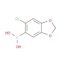Aobchem&nbsp;(6-Chloro-2H-1 3-benzodioxol-5-yl)boronic acid | ≥95% | CAS 2377608-88-1 | C7H6BClO4 | 5g