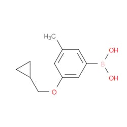 Aobchem&nbsp;3-(Cyclopropylmethoxy)-5-methylphenylboronic acid | ≥97% | CAS 1256345-78-4 | C11H15BO3 | 5g