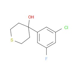 Aobchem&nbsp;4-(3-Chloro-5-fluorophenyl)tetrahydro-2H-thiopyran-4-ol | ≥95% | CAS 2254572-13-7 | C11H12ClFOS | 10g