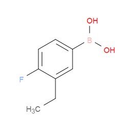 Aobchem&nbsp;3-Ethyl-4-fluorophenylboronic acid | ≥97% | CAS 960235-01-2 | C8H10BFO2 | 5g