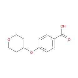 Aobchem&nbsp;4-[(Tetrahydro-2H-pyran-4-yl)oxy]benzoic acid | ≥95% | CAS 851048-51-6 | C12H14O4 | 5g