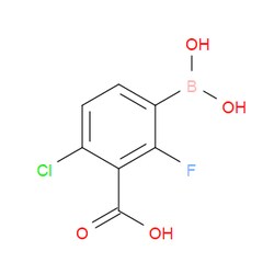 Aobchem&nbsp;3-Carboxy-4-chloro-2-fluorophenylboronic acid | ≥97% | CAS 1451393-04-6 | C7H5BClFO4 | 500mg