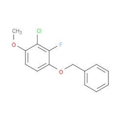 Aobchem&nbsp;1-(Benzyloxy)-3-chloro-2-fluoro-4-methoxybenzene | ≥97% | CAS 2586126-57-8 | C14H12ClFO2 | 5g