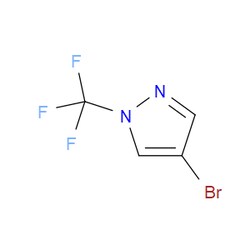 Aobchem&nbsp;4-Bromo-1-(trifluoromethyl)-1H-pyrazole | ≥97% | CAS 1046831-97-3 | C4H2BrF3N2 | 500mg