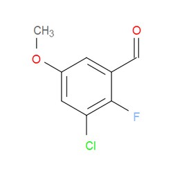 Aobchem&nbsp;3-Chloro-2-fluoro-5-methoxybenzaldehyde | ≥97% | CAS 1557177-77-1 | C8H6ClFO2 | 1g