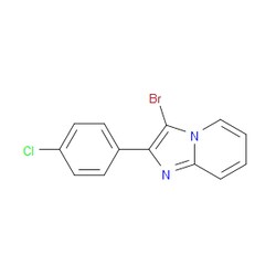 Aobchem&nbsp;3-Bromo-2-(4-chlorophenyl)imidazo[1 2-a]pyridine | ≥97% | CAS 158958-76-0 | C13H8BrClN2 | 5g