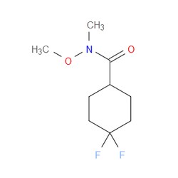 Aobchem&nbsp;4 4-Difluoro-N-methoxy-N-methylcyclohexanecarboxamide | ≥95% | CAS 917383-03-0 | C9H15F2NO2 | 1g