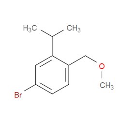 Aobchem&nbsp;4-Bromo-1-(methoxymethyl)-2-(propan-2-yl)benzene | ≥97% | CAS 1370601-50-5 | C11H15BrO | 10g