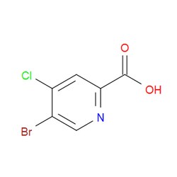 Aobchem&nbsp;5-Bromo-4-chloropicolinic acid | ≥95% | CAS 1060802-25-6 | C6H3BrClNO2 | 5g
