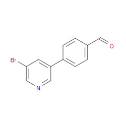Aobchem&nbsp;4-(5-Bromopyridin-3-yl)benzaldehyde | ≥97% | CAS 1171896-26-6 | C12H8BrNO | 5g