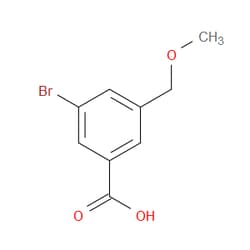 Aobchem&nbsp;3-Bromo-5-(methoxymethyl)benzoic acid | ≥95% | CAS 1536144-89-4 | C9H9BrO3 | 1g