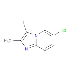 Aobchem&nbsp;6-Chloro-3-iodo-2-methylimidazo[1 2-a]pyridine | ≥97% | CAS 1935106-50-5 | C8H6ClIN2 | 5g