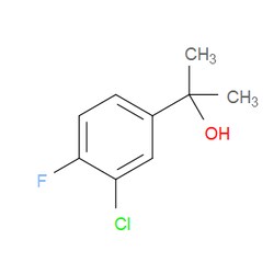 Aobchem&nbsp;2-(3-Chloro-4-fluorophenyl)propan-2-ol | ≥95% | CAS 1379369-29-5 | C9H10ClFO | 5g