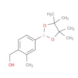 Aobchem&nbsp;4-(Hydroxymethyl)-3-methylphenylboronic acid pinacol ester | ≥95% | CAS 1160430-87-4 | C14H21BO3 | 5g