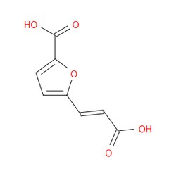 Aobchem&nbsp;(E)-5-(2-carboxyvinyl)furan-2-carboxylic acid | ≥97% | CAS 156421-74-8 | C8H6O5 | 25g