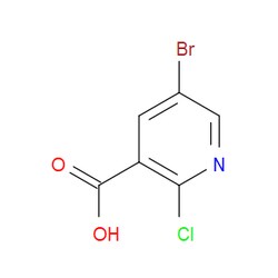 Aobchem&nbsp;5-Bromo-2-chlorpyridine-3-carboxylic acid | ≥97% | CAS 29241-65-4 | C6H3BrClNO2 | 100g