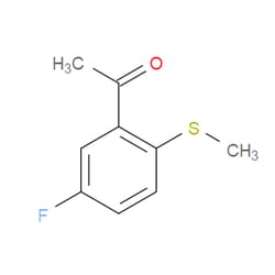 Aobchem&nbsp;1-(5-Fluoro-2-(methylthio)phenyl)ethanone | ≥97% | CAS 2968-10-7 | C9H9FOS | 5g
