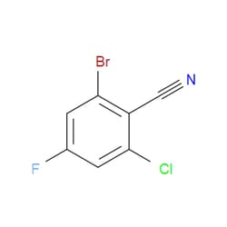 Aobchem&nbsp;2-Bromo-6-chloro-4-fluorobenzonitrile | ≥95% | CAS 1691653-65-2 | C7H2BrClFN | 5g