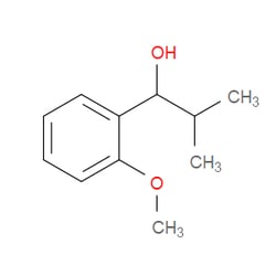 Aobchem&nbsp;1-(2-Methoxyphenyl)-2-methylpropan-1-ol | ≥97% | CAS 6642-39-3 | C11H16O2 | 5g