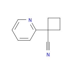 Aobchem&nbsp;1-(2-Pyridinyl)cyclobutanecarbonitrile | ≥95% | CAS 485828-46-4 | C10H10N2 | 500mg