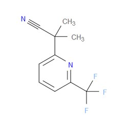 Aobchem&nbsp;-Dimethyl-6-(trifluoromethyl)-2-pyridineacetonitrile | ≥95% | CAS 929021-98-7 | C10H9F3N2 | 5g