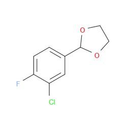 Aobchem&nbsp;2-(3-Chloro-4-fluorophenyl)-1 3-dioxolane | ≥97% | CAS 773101-65-8 | C9H8ClFO2 | 5g
