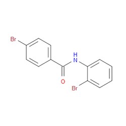 Aobchem&nbsp;4-Bromo-N-(2-bromophenyl)benzamide | ≥95% | CAS 349613-49-6 | C13H9Br2NO | 250mg