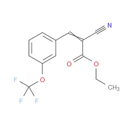 Aobchem&nbsp;Ethyl 2-cyano-3-[3-(trifluoromethoxy)phenyl]-2-propenoate | ≥95% | CAS 773089-44-4 | C13H10F3NO3 | 1g