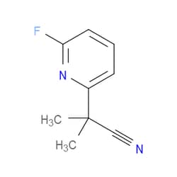 Aobchem&nbsp;6-Fluoro-   -dimethyl-2-pyridineacetonitrile | ≥95% | CAS 1345411-68-8 | C9H9FN2 | 1g