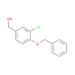 Aobchem&nbsp;(4-(Benzyloxy)-3-chlorophenyl)methanol | ≥97% | CAS 536974-87-5 | C14H13ClO2 | 5g