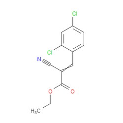 Aobchem&nbsp;2-Propenoic acid  2-cyano-3-(2 4-dichlorophenyl)-  ethyl ester | ≥95% | CAS 7324-89-2 | C12H9Cl2NO2 | 1g
