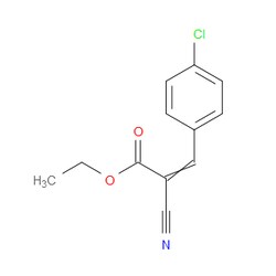 Aobchem&nbsp;2-Propenoic acid  3-(4-chlorophenyl)-2-cyano-  ethyl ester | ≥95% | CAS 2286-35-3 | C12H10ClNO2 | 5g