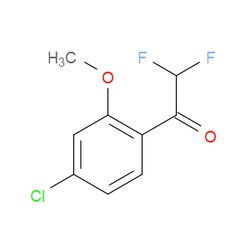 Aobchem&nbsp;1-(4-Chloro-2-methoxyphenyl)-2 2-difluoroethanone | ≥97% | CAS 2090714-15-9 | C9H7ClF2O2 | 1g
