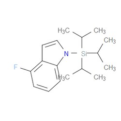 Aobchem&nbsp;4-Fluoro-1-[tris(1-methylethyl)silyl]-1H-indole | ≥97% | CAS 908600-85-1 | C17H26FNSi | 250mg