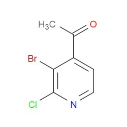 Aobchem&nbsp;1-(3-Bromo-2-chloropyridin-4-yl)ethanone | ≥95% | CAS 2168985-54-2 | C7H5BrClNO | 10g