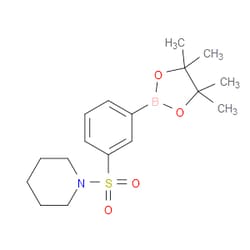 Aobchem&nbsp;1- [3-(Tetramethyl-1 3 2-dioxaborolan-2-yl)benzene]sulfonyl piperidine | ≥95% | CAS 2757618-86-1 | C17H26BNO4S | 1g