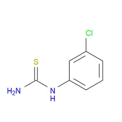 Aobchem&nbsp;1-(3-Chlorophenyl)thiourea | ≥97% | CAS 4947-89-1 | C7H7ClN2S | 5g