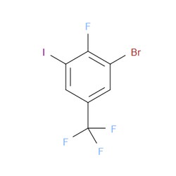 Aobchem&nbsp;1-Bromo-2-fluoro-3-iodo-5-(trifluoromethyl)benzene | ≥95% | CAS 2384056-19-1 | C7H2BrF4I | 250mg