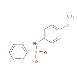 Aobchem&nbsp;N-(4-Methoxyphenyl)benzenesulfonamide | ≥95% | CAS 7471-26-3 | C13H13NO3S | 1g