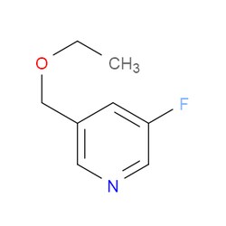 Aobchem&nbsp;3-(Ethoxymethyl)-5-fluoropyridine | ≥95% | CAS 2364584-98-3 | C8H10FNO | 250mg