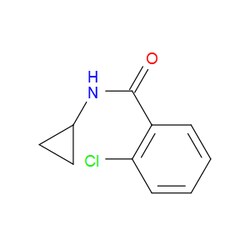 Aobchem&nbsp;2-Chloro-N-cyclopropylbenzamide | ≥95% | CAS 88229-17-8 | C10H10ClNO | 250mg