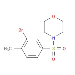 Aobchem&nbsp;4-((3-Bromo-4-methylphenyl)sulfonyl)morpholine | ≥95% | CAS 850429-74-2 | C11H14BrNO3S | 1g