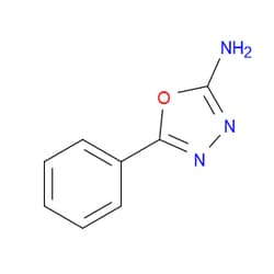 Aobchem&nbsp;5-Phenyl-1 3 4-oxadiazol-2-amine | ≥95% | CAS 1612-76-6 | C8H7N3O | 5g