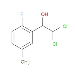 Aobchem&nbsp;2 2-Dichloro-1-(2-fluoro-5-methylphenyl)ethanol | ≥95% | CAS 2734772-64-4 | C9H9Cl2FO | 1g