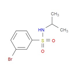 Aobchem&nbsp;3-Bromo-N-isopropylbenzenesulfonamide | ≥95% | CAS 871269-08-8 | C9H12BrNO2S | 1g