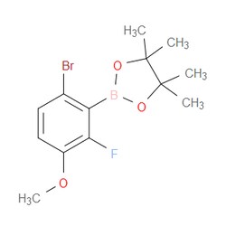 Aobchem&nbsp;2-(6-Bromo-2-fluoro-3-methoxyphenyl)-4 4 5 5-tetramethyl-1 3 2-dioxaborolane | ≥97% | CAS 1070871-08-7 | C13H17BBrFO3 | 1g