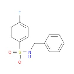 Aobchem&nbsp;4-Fluoro-N-(phenylmethyl)benzenesulfonamide | ≥95% | CAS 727-36-6 | C13H12FNO2S | 1g